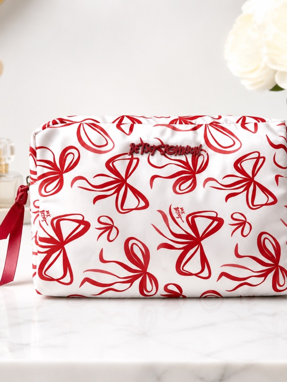 Betsey Johnson Large Makeup Bag